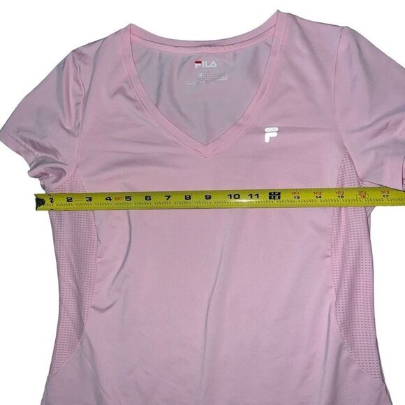 FILA SPORT Pink Athletic Short Sleeve Top Size M - Picture 5 of 6